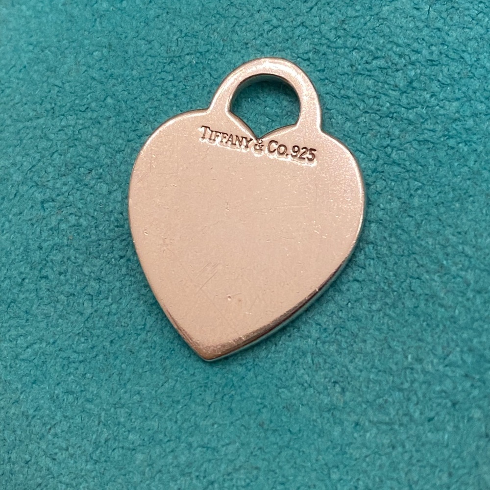Silver Tiffany and Co. Heart Charm